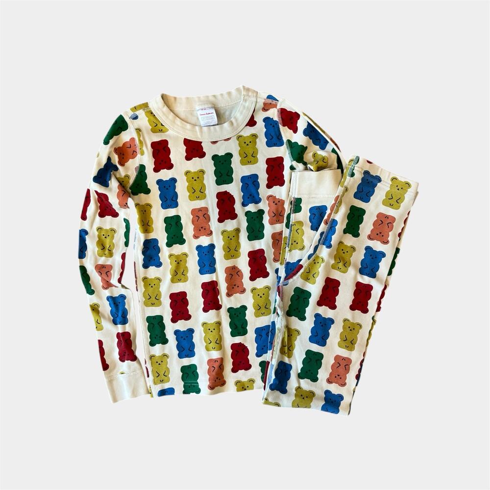Hanna Andersson Long John Gummy Bear Pajamas 140 cm 10